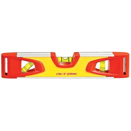 Starrett Starrett 9 in. ABS WITH Aluminum Magnetic Torpedo Level KLTS9-N